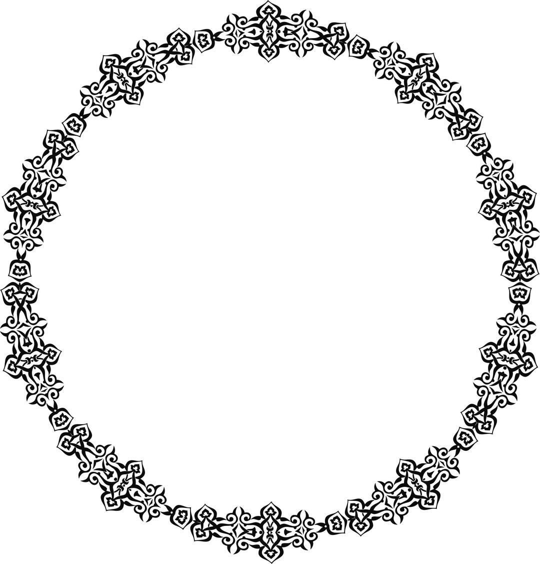 Neo Ornamented Circle Large png transparent
