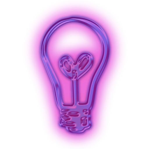 Neon Light Bulb png transparent