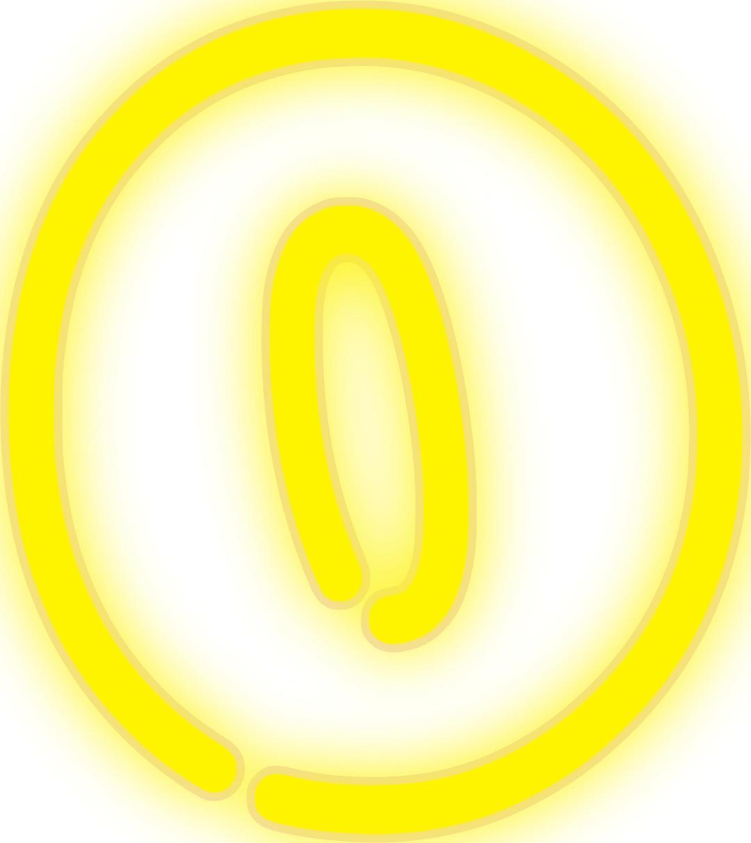 Neon Numerals-0 2 png transparent