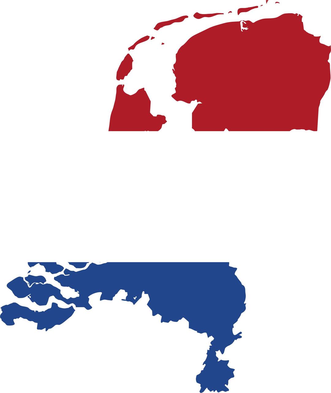 Netherlands Map Flag png transparent