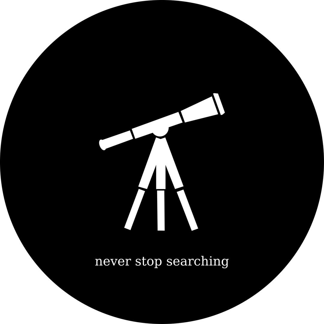 Never Stop Searching png transparent