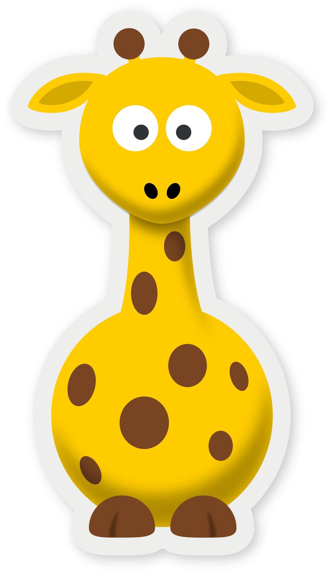 New Cartoon Giraffe png transparent