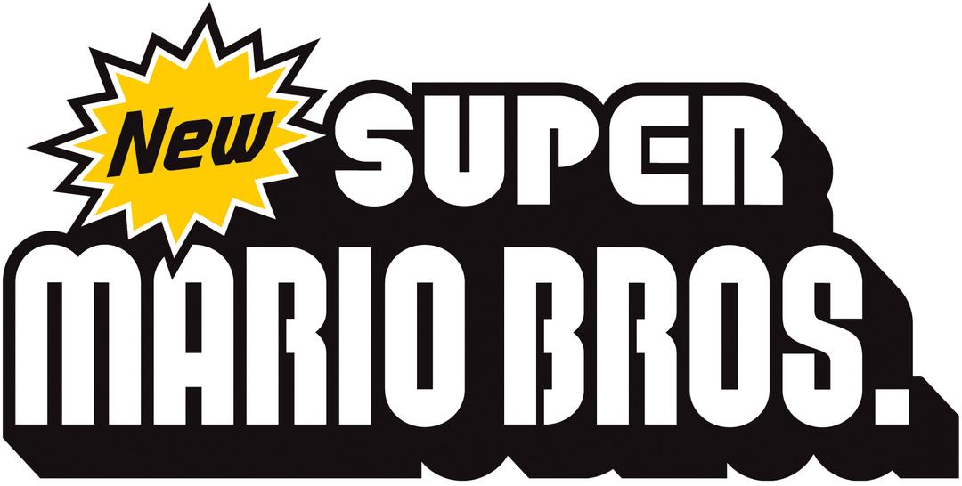 New Super Mario Bros Logo png transparent