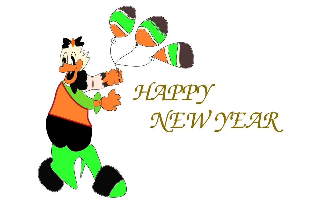 New year greetings png transparent