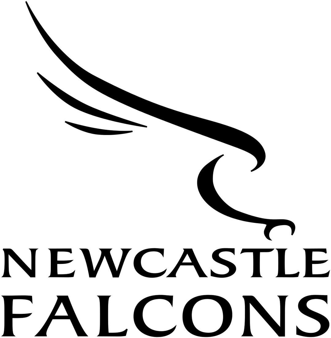 Newcastle Falcons Rugby Logo png transparent