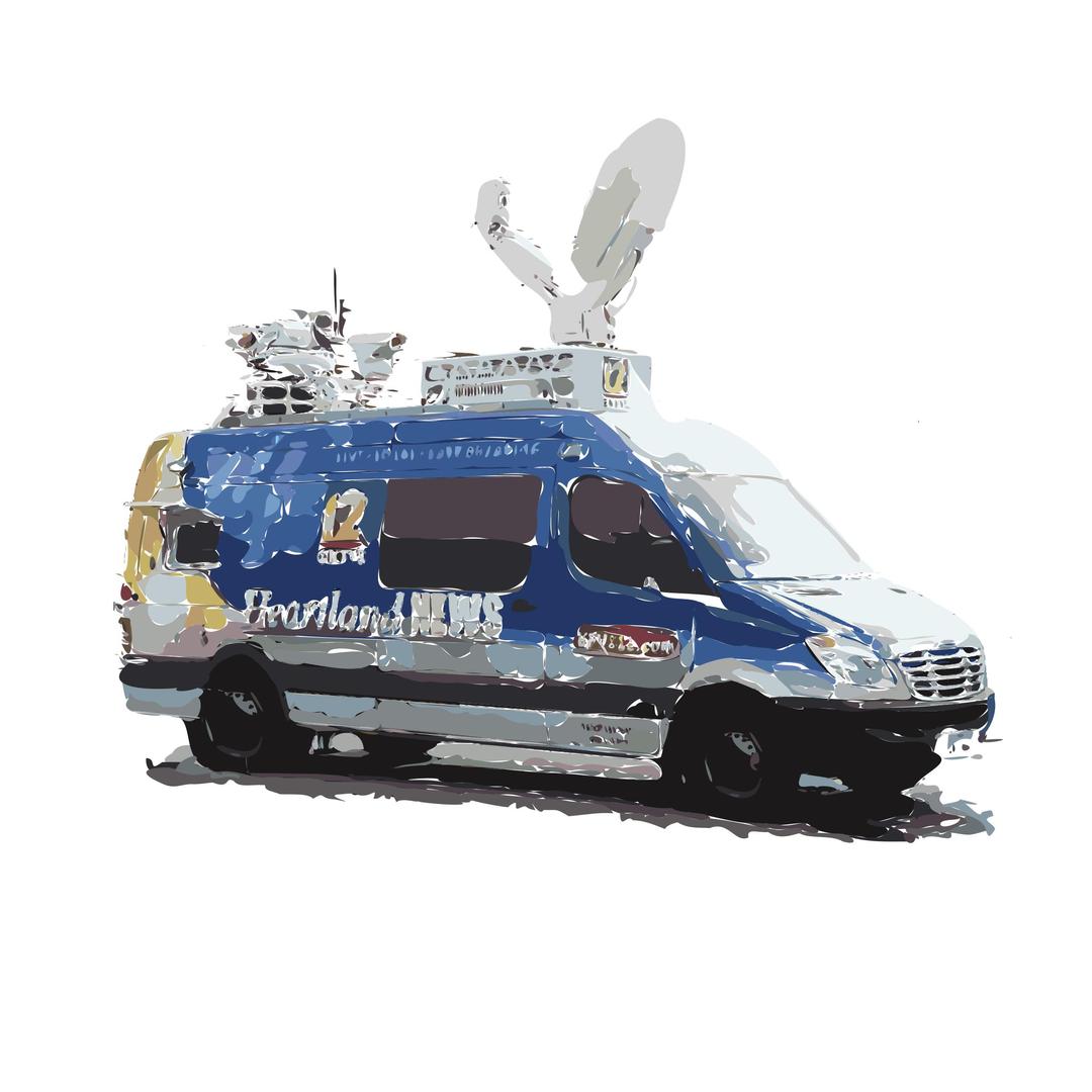 News Van (Isolated) png transparent