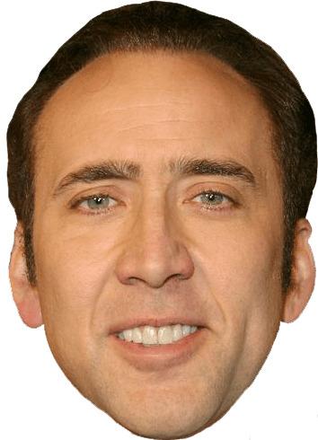 Nicolas Cage Close Up png transparent