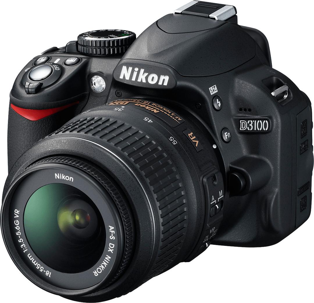 Nikon D 3100 Photo Camera png transparent