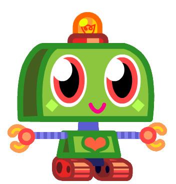 Nipper the Titchy Trundlebot Arms Wide png transparent