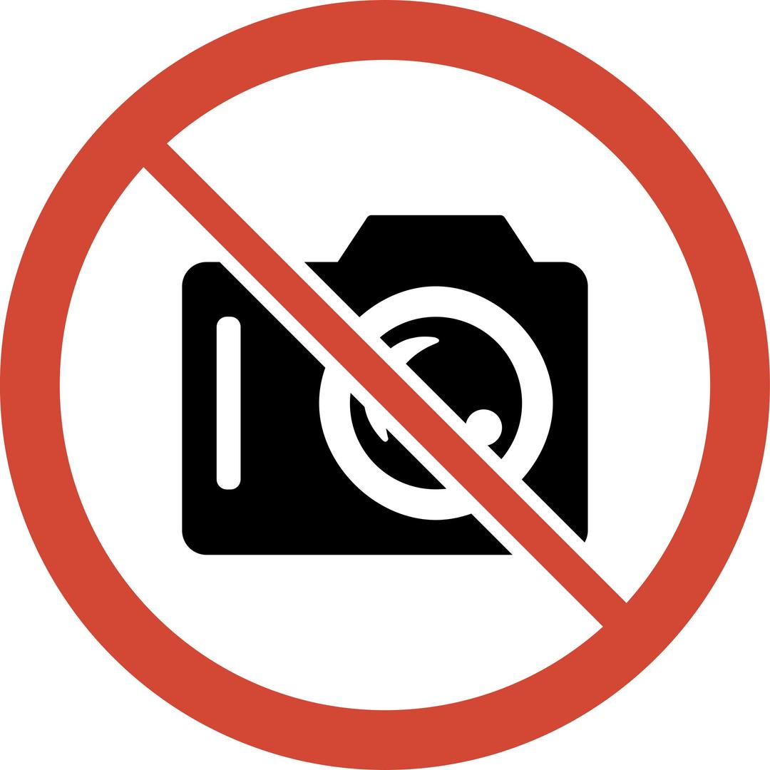 No Camera Sign png transparent