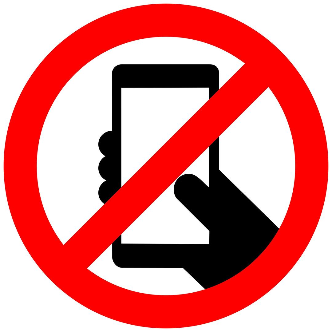 No cellphone allowed - Prohibido el uso de teléfonos móviles png transparent