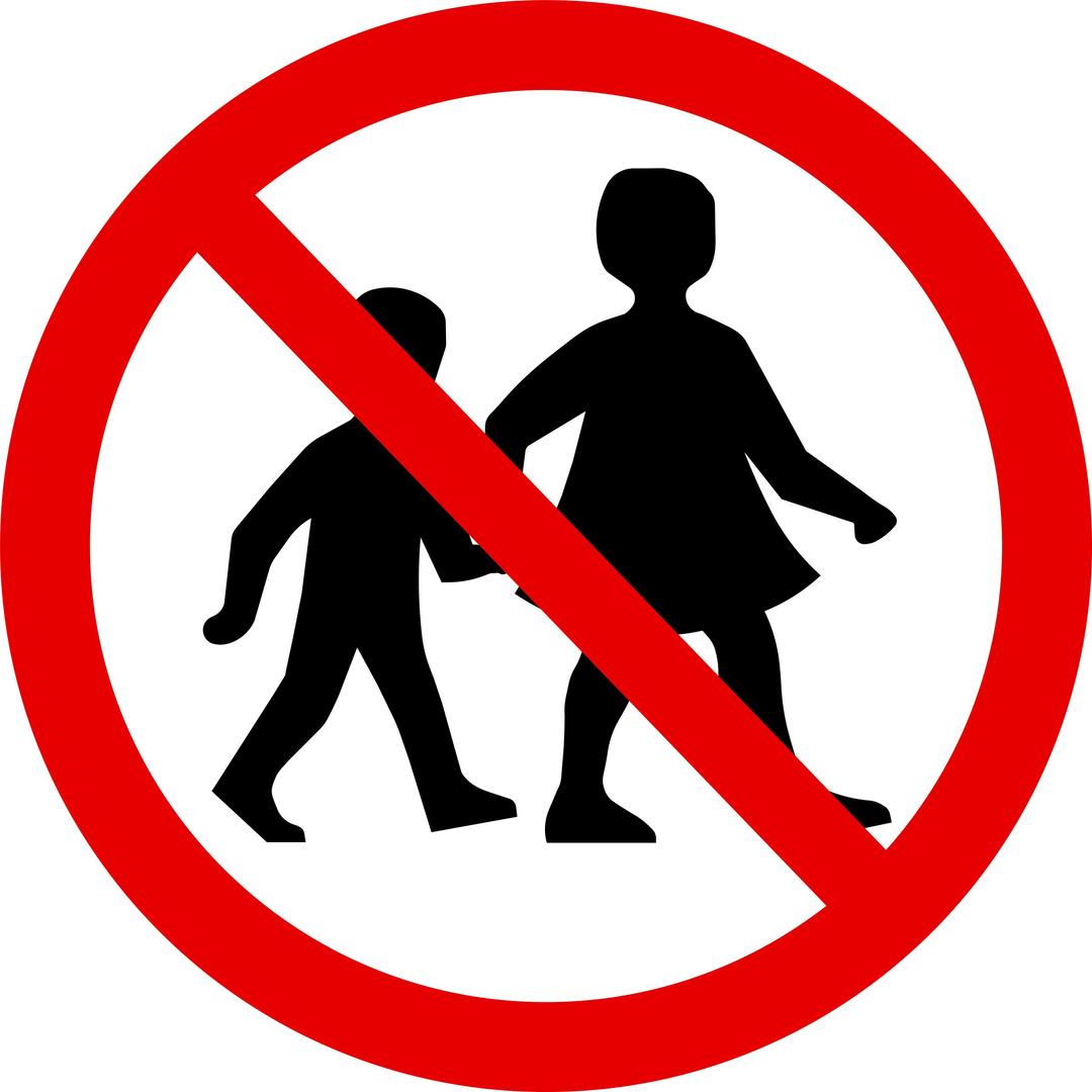 No Children Sign png transparent