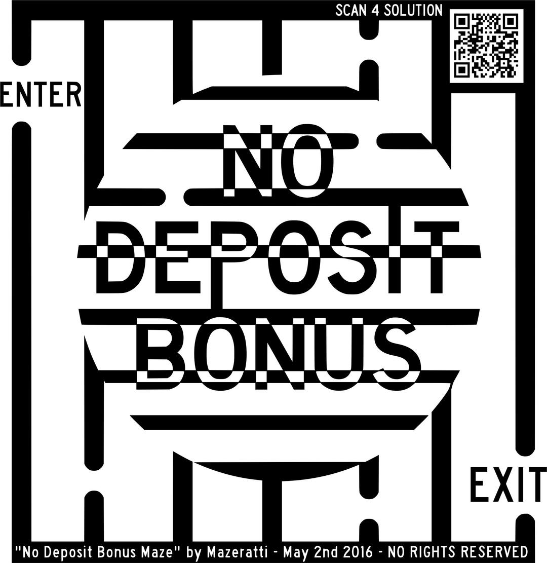 No Deposit Bonus Maze png transparent
