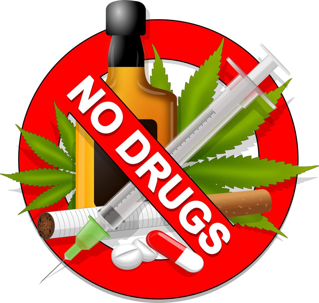 No Drugs png transparent