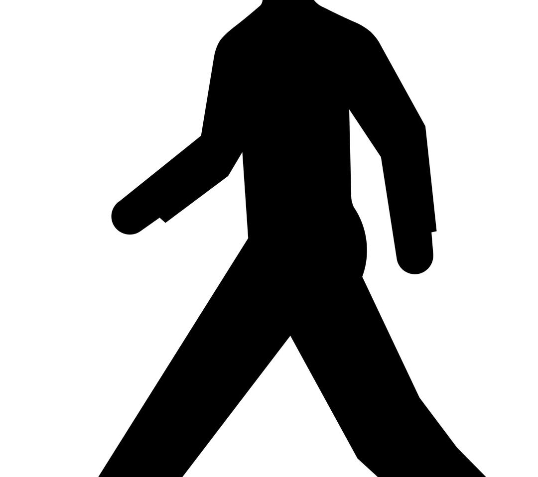 No entry sign with a man 2 png transparent
