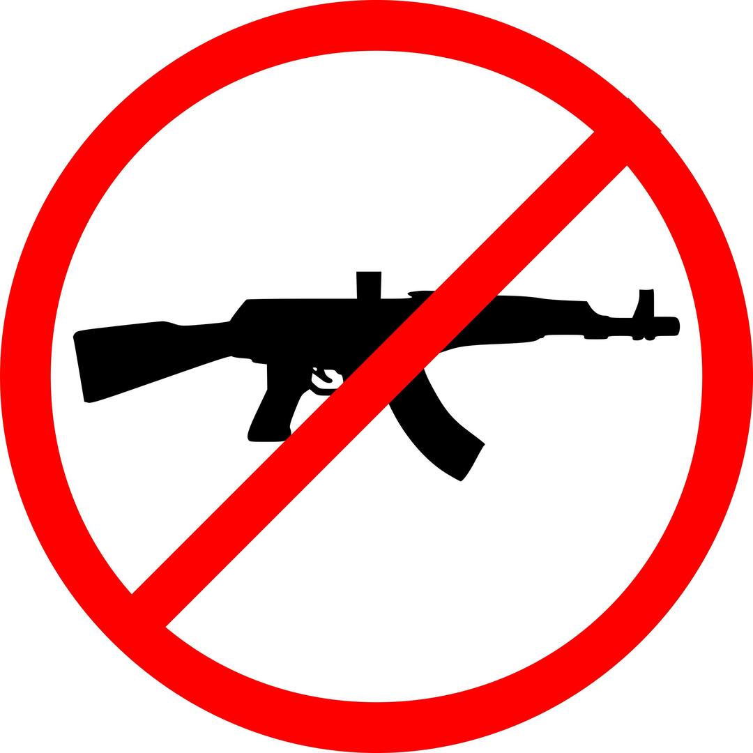 No guns png transparent