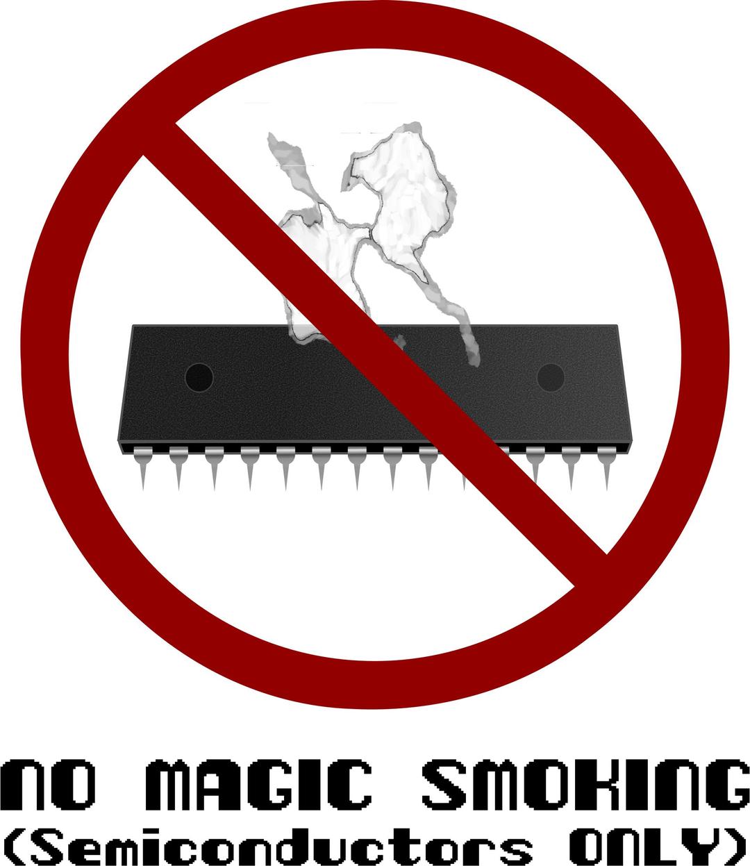 No Magic Smoking png transparent