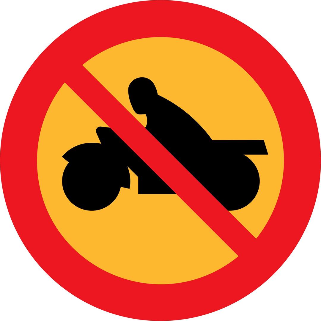 no motorbikes png transparent