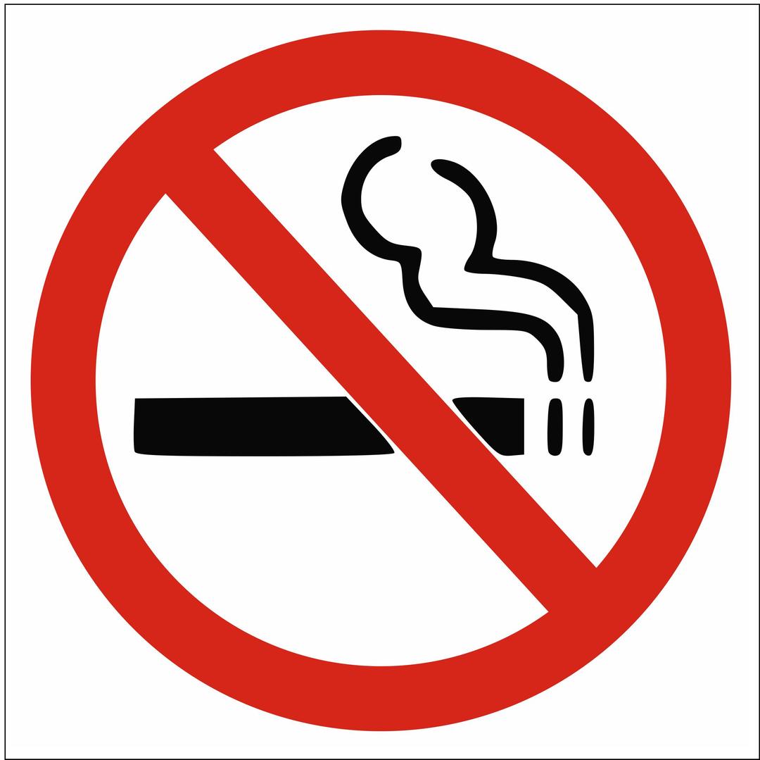no smoking sign png transparent