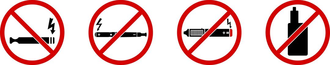 No vaping sign by Rones png transparent