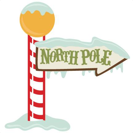 North Pole Sign Santa Claus png transparent