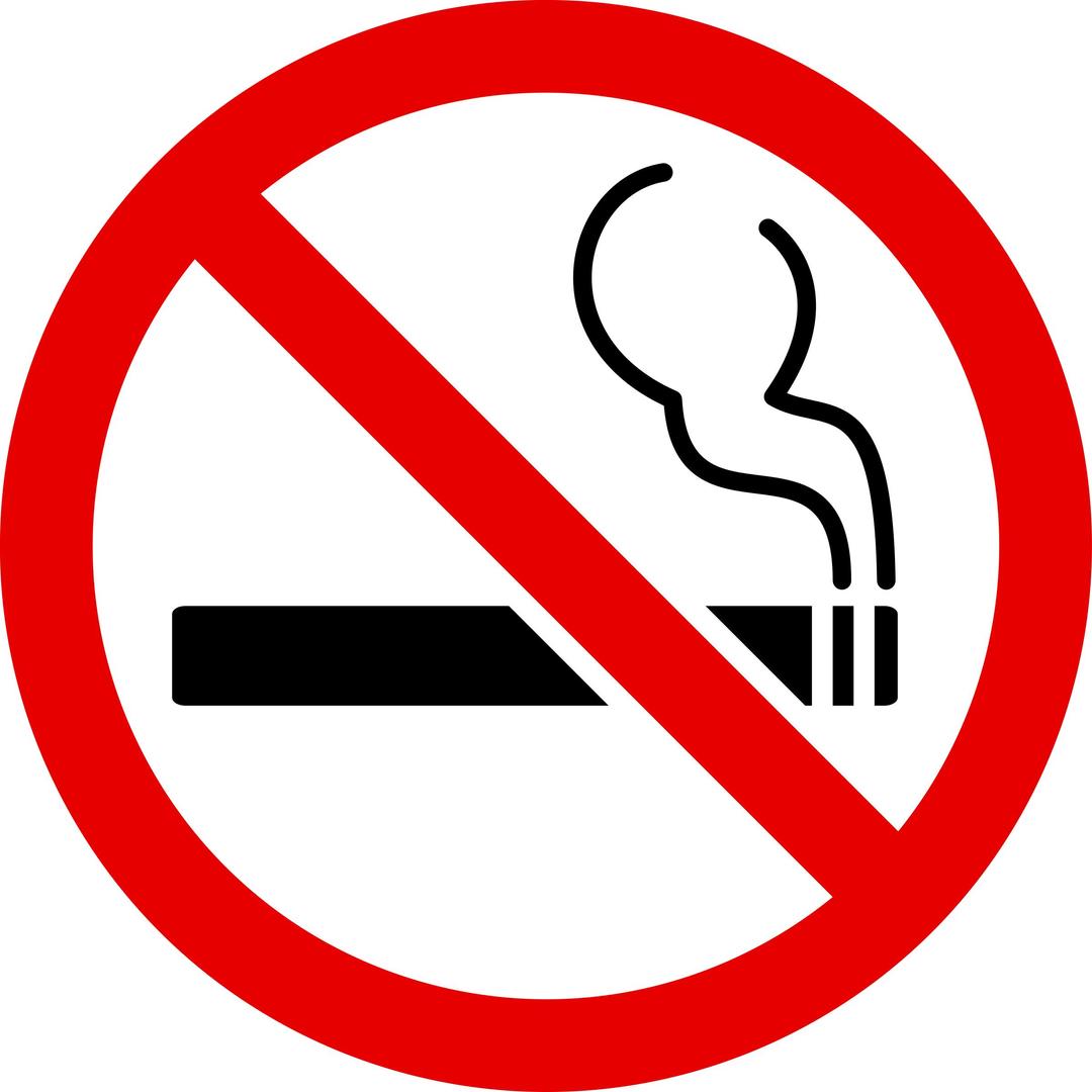 No-Smoking Sign png transparent