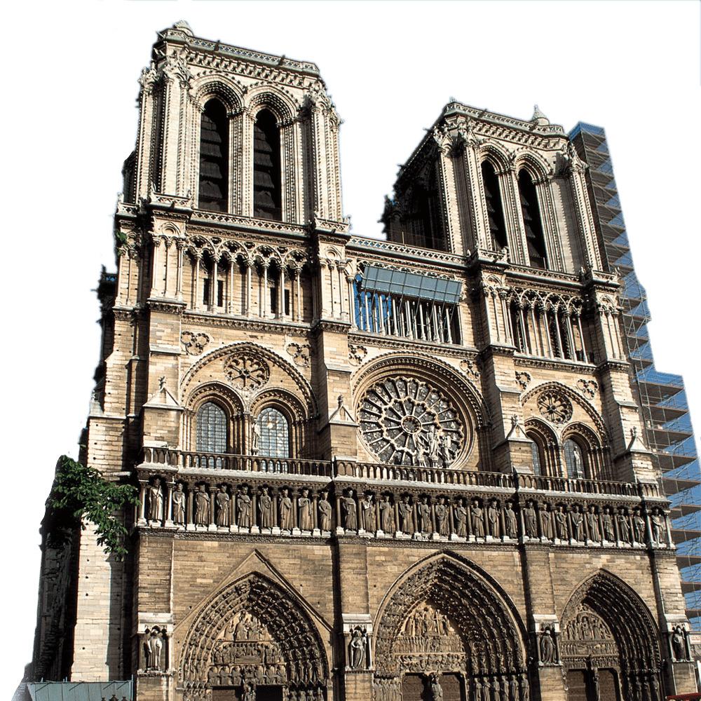 Notre Dame De Paris Side View png transparent