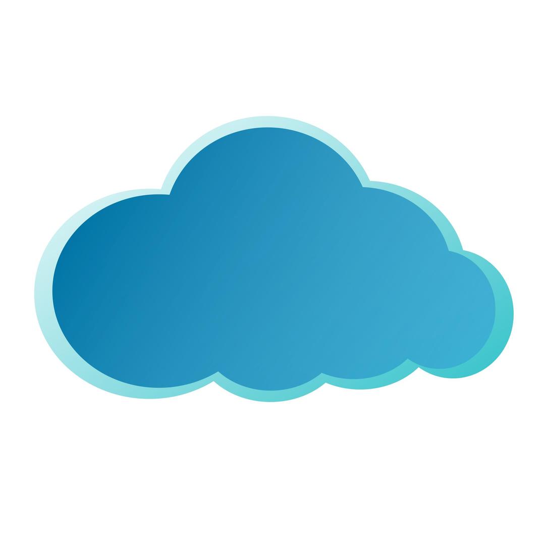 Nube Azul png transparent