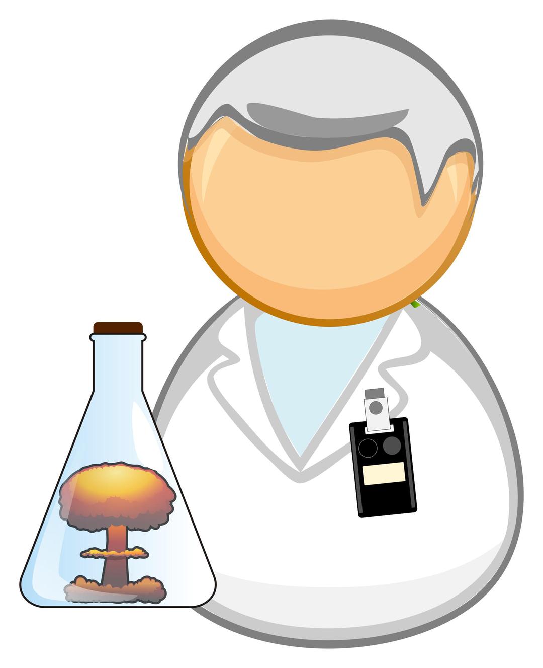 Nuclear scientist / researcher png transparent