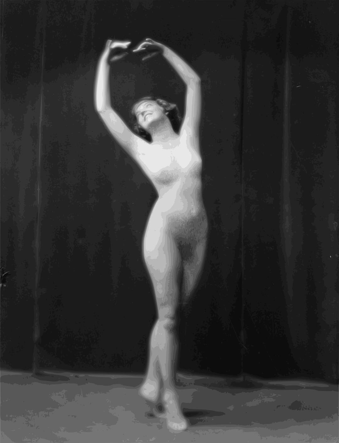 Nude Dancer Lady - 1917 png transparent