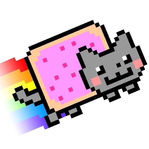 Nyan Cat Up png transparent