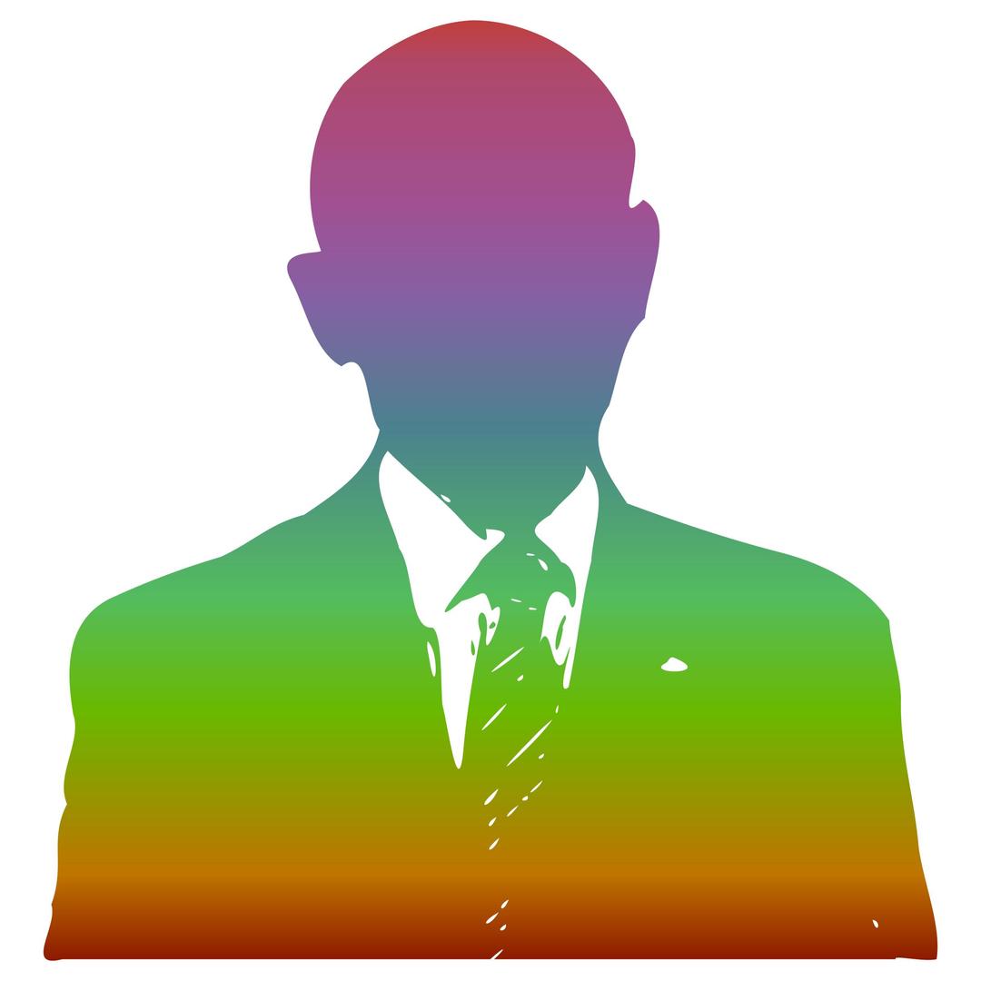 Obama Pride Outline png transparent