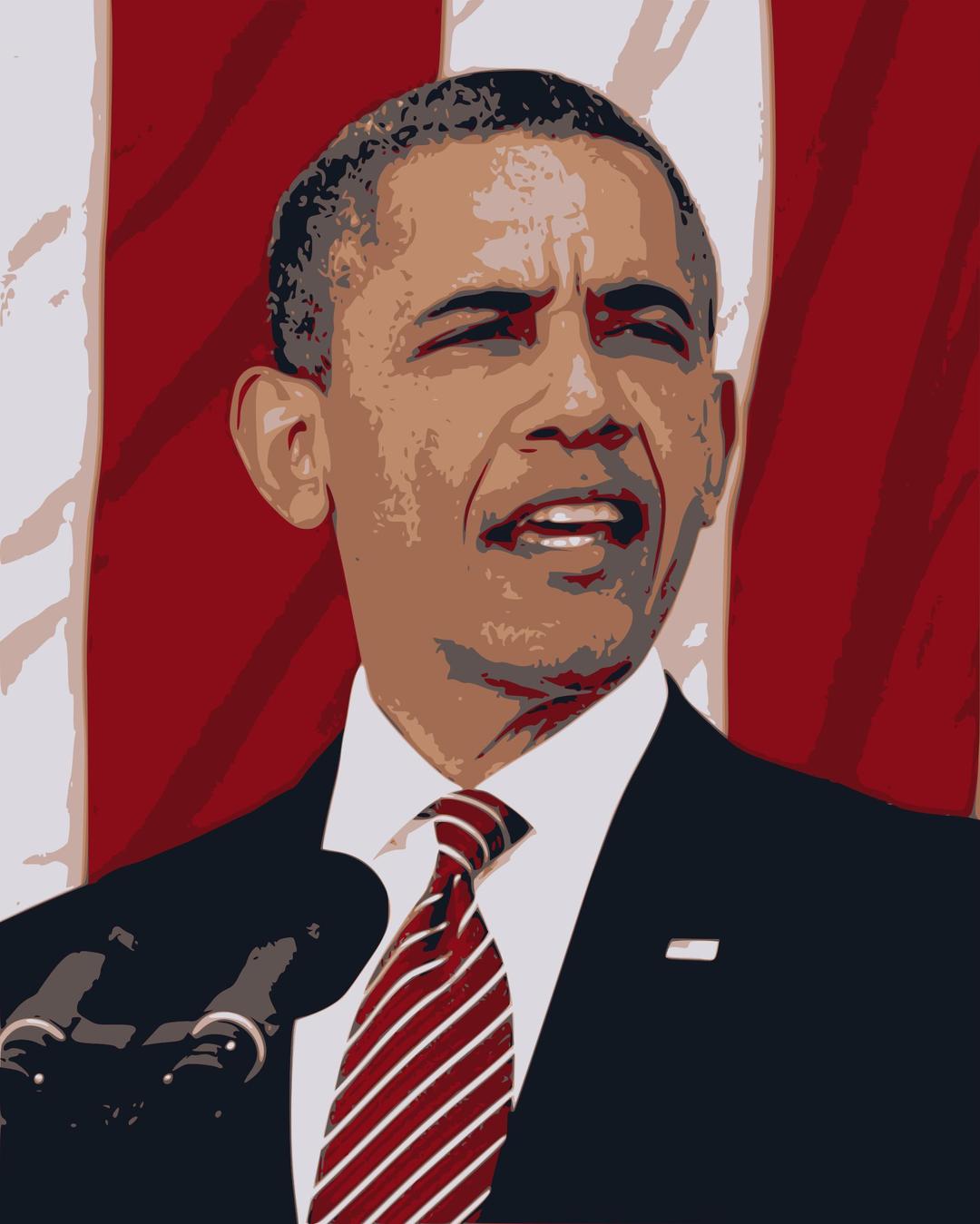 Obama Speaking in 2012 - Remix png transparent