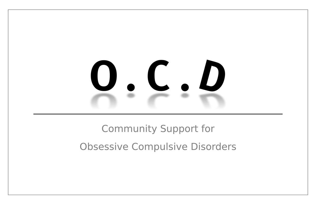 OCD Community Support Logo png transparent
