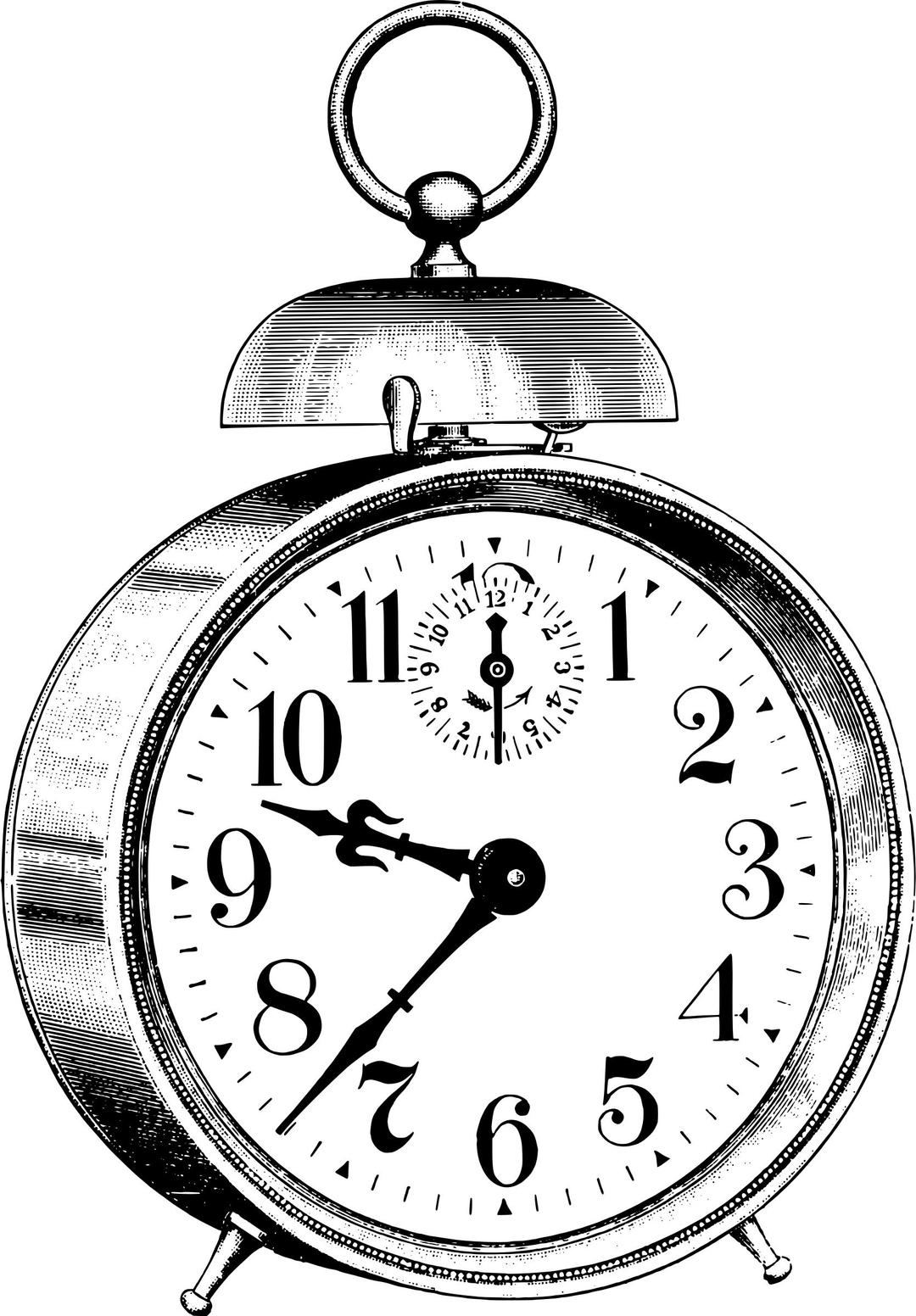 Old Alarm Clock png transparent