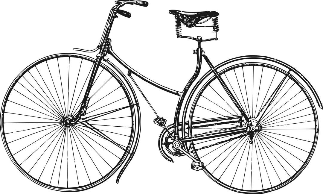 Old Bicycle png transparent