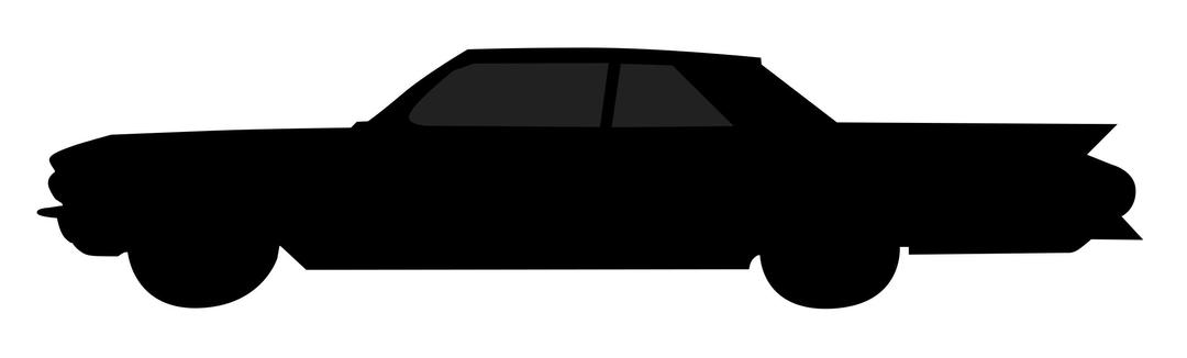 Old Car Silhouette png transparent