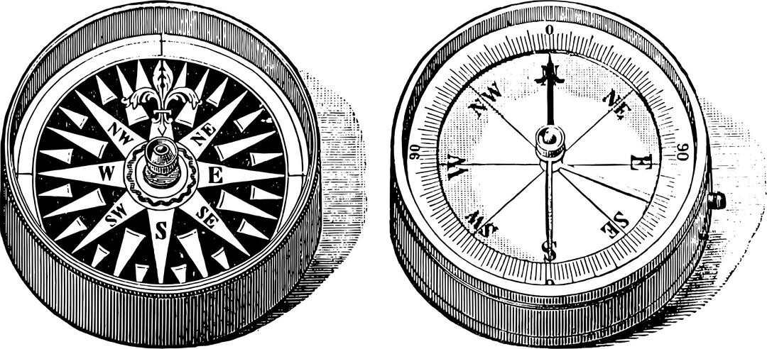 Old Compass png transparent