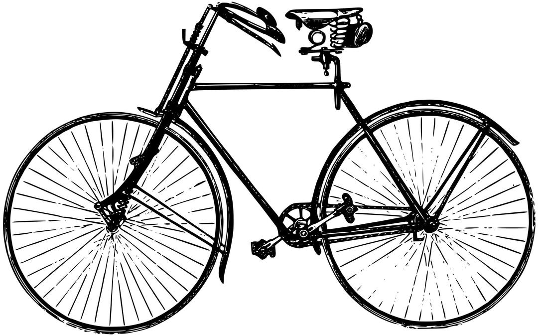 Old fashioned bike png transparent