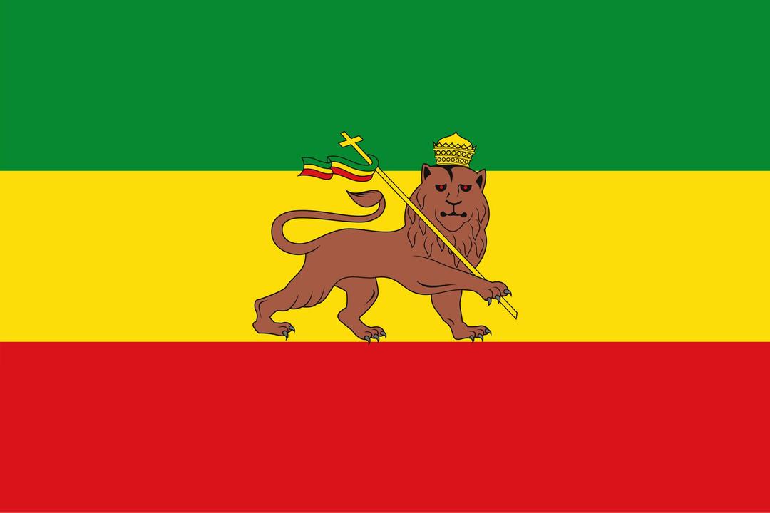 Old Flag of Ethiopia (1897-1974) png transparent