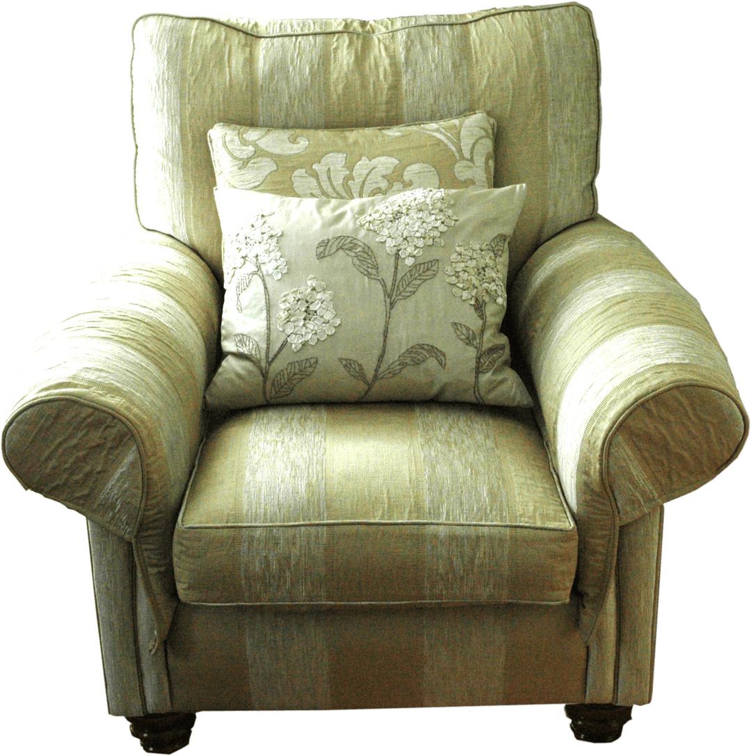 Old Green Armchair png transparent