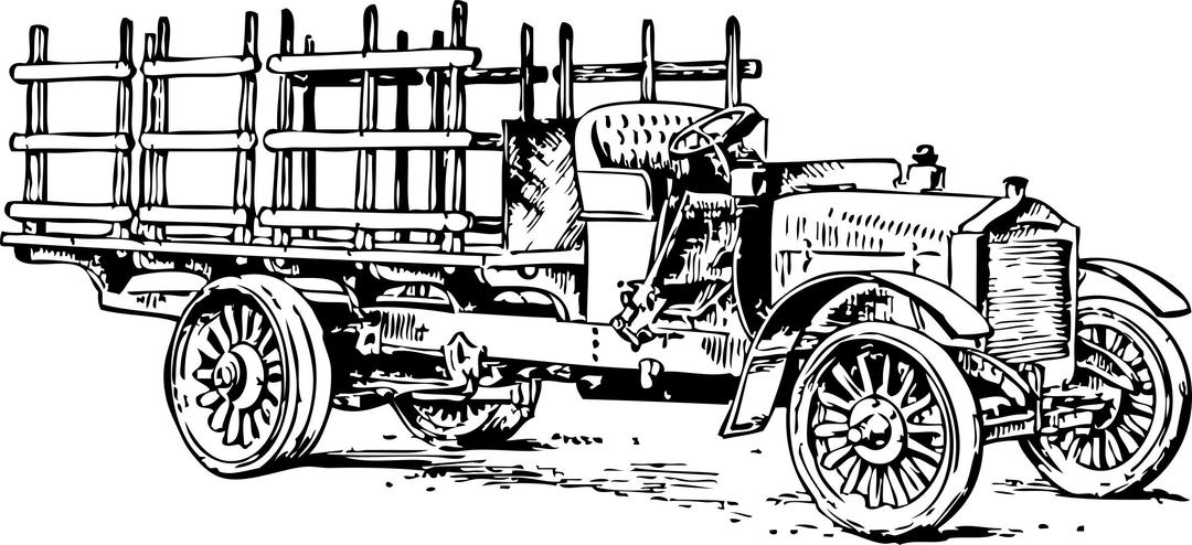 old heavy truck png transparent