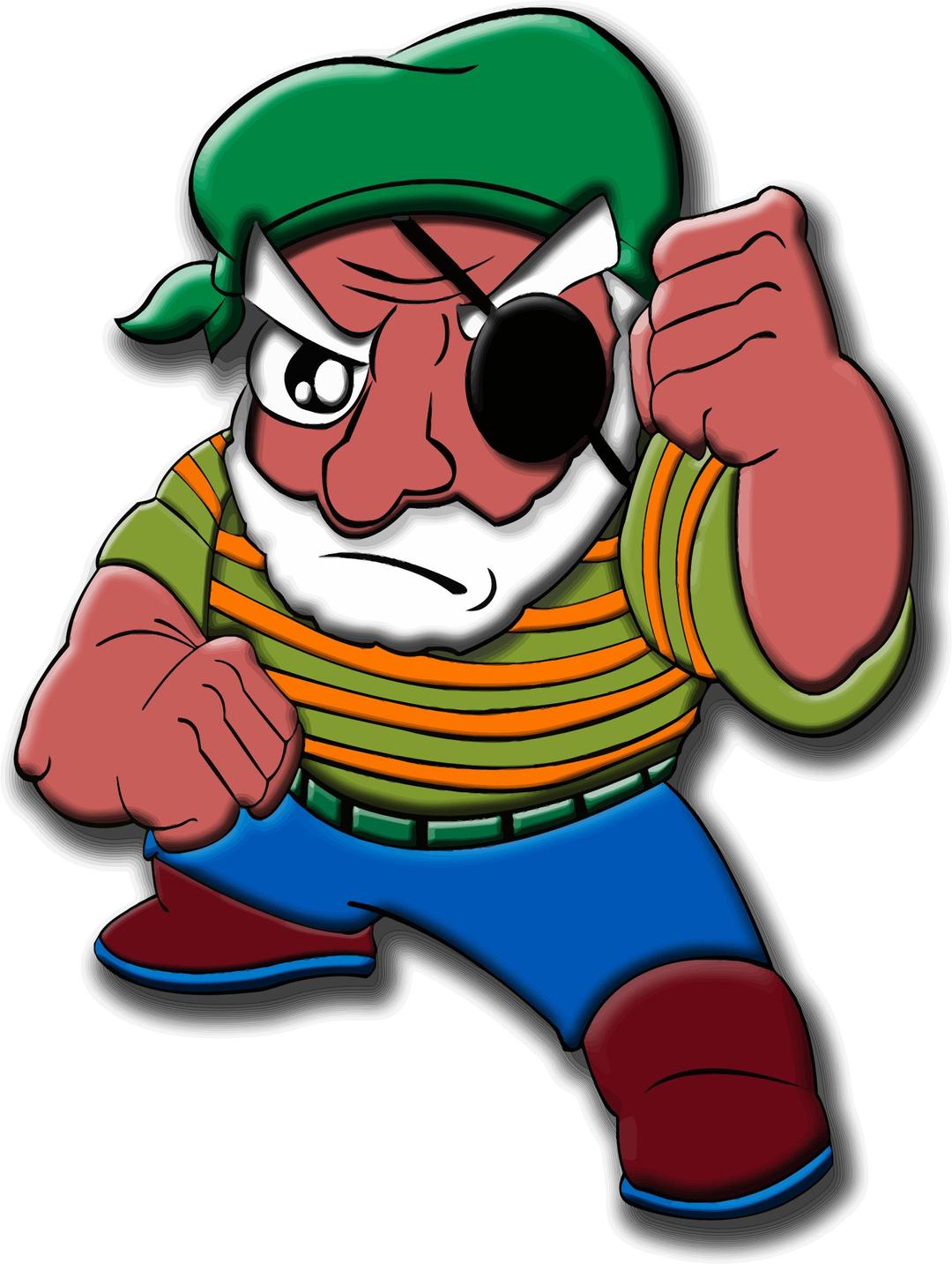 Old Man With Eye Patch png transparent