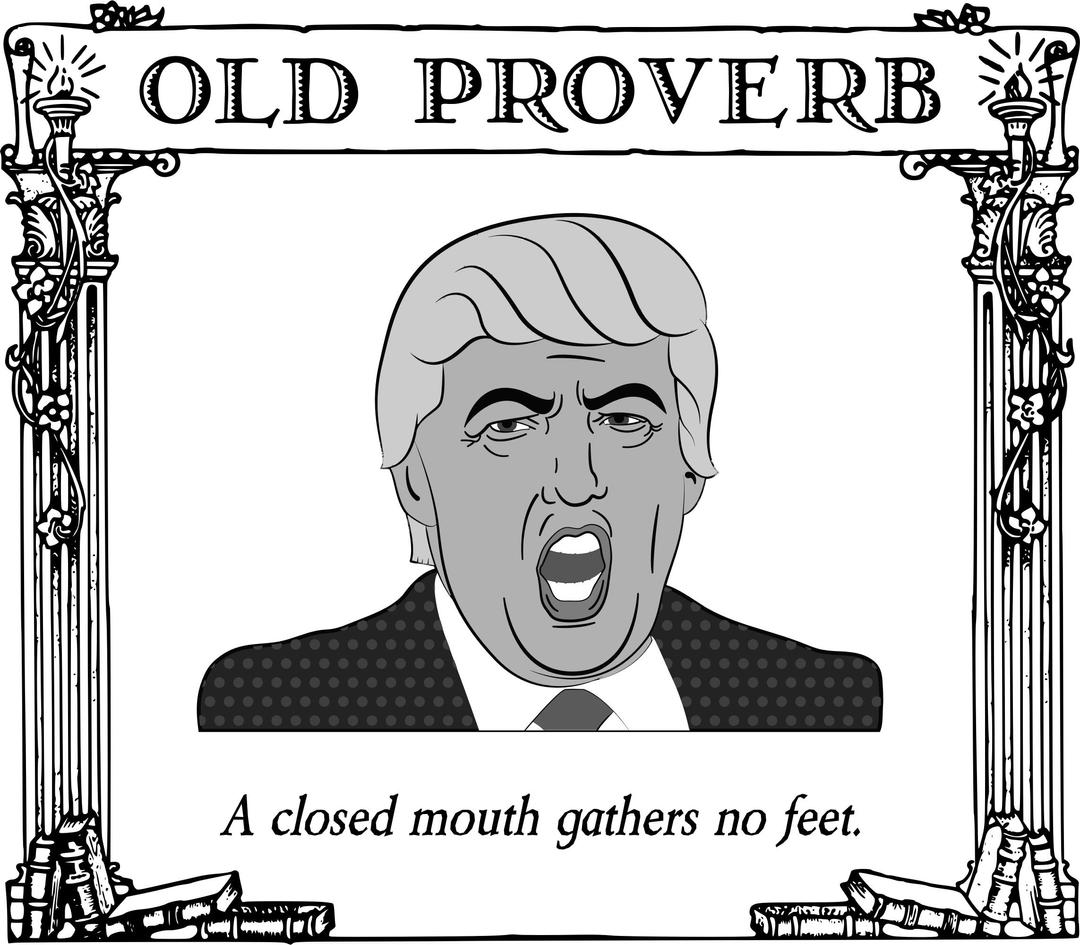 Old Proverb png transparent