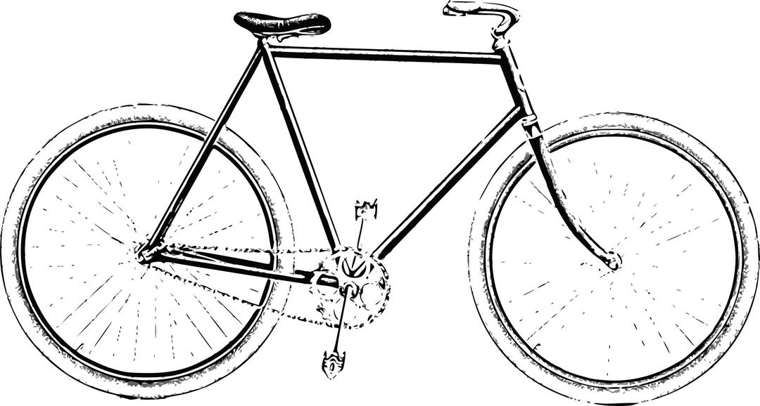 Old Style Bicycle 1914 png transparent