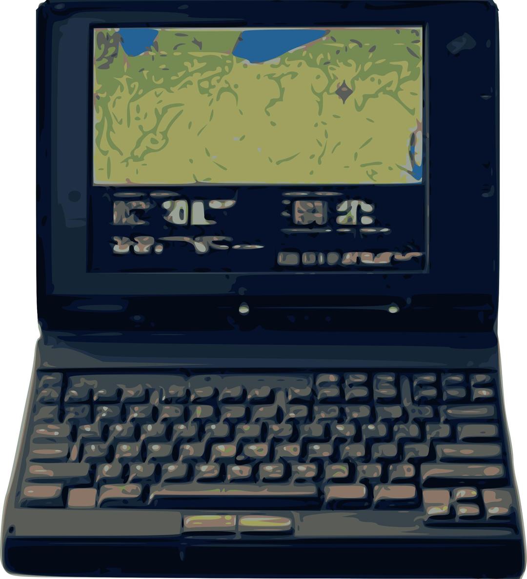 Old Style Laptop png transparent