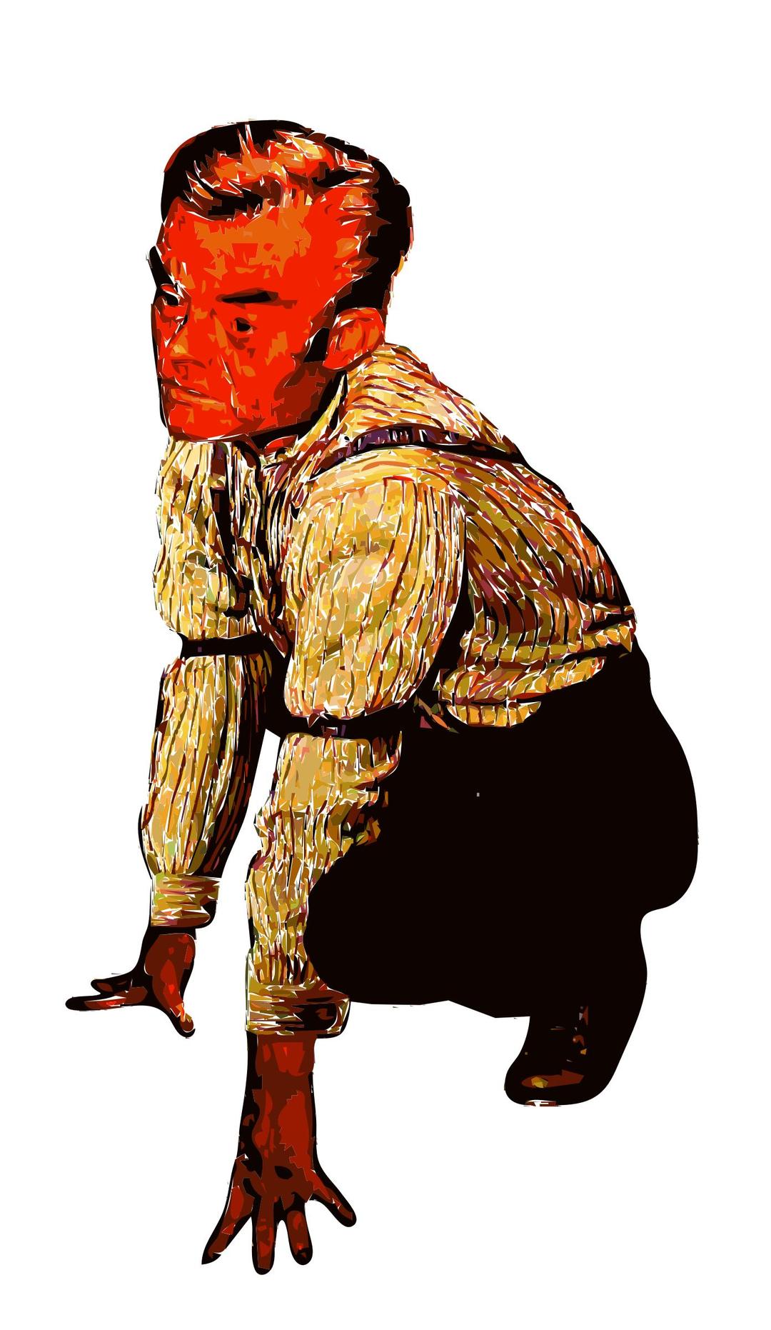 Old style man png transparent