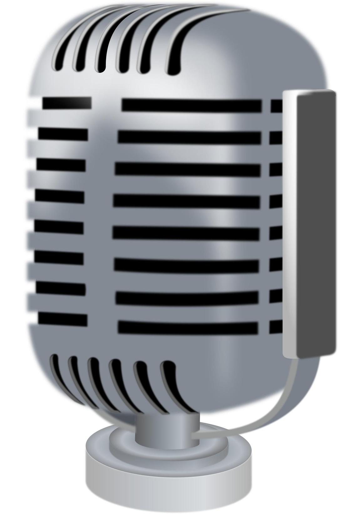 Old Style Microphone png transparent
