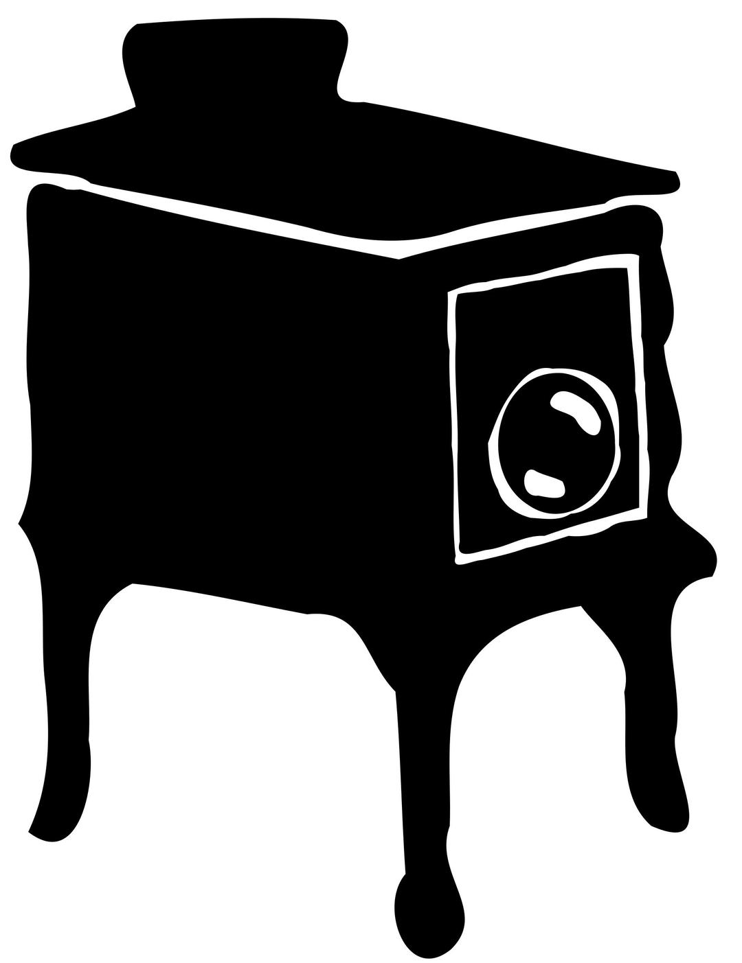 Old style stove png transparent