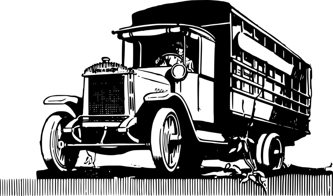 Old Style Truck png transparent